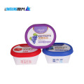 2020 Plastic Packaging Container Frozen PP Yoghourt Baignoire Pot tasse de yaourt avec cuillère à couvercle